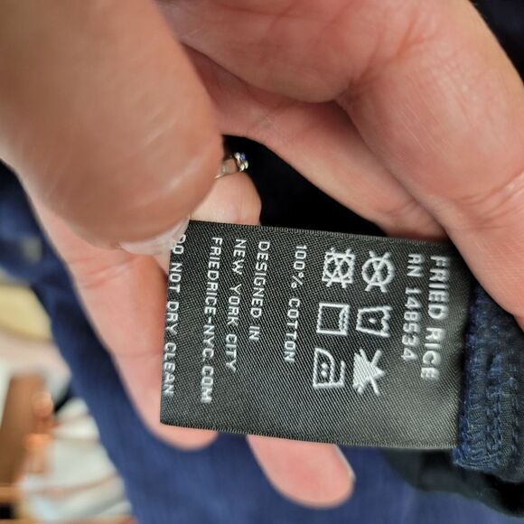 Fried rice nyc blue corduroy baggy button fly pants - Picture 3 of 9